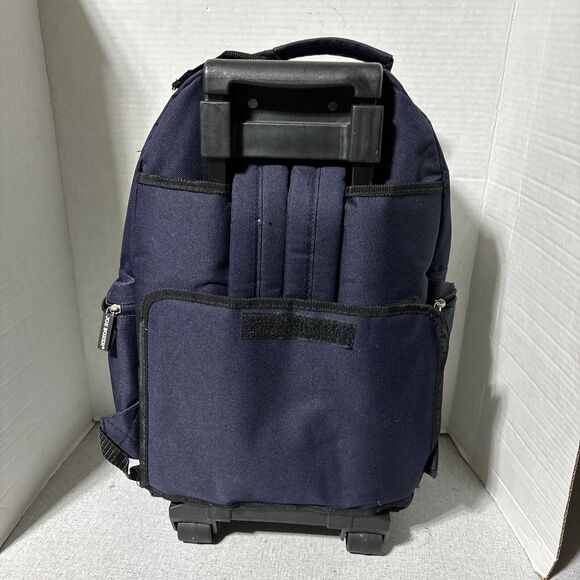 Joe Boxer Rolling Backpack 20” X 14” Or 32” With Handle Out, All Zippers Work - Picture 6 of 12